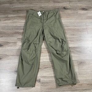 NEW Cotton On Women's‎ Jordan Cargo Pant Adjustable Waist Hem Size 4 Green
